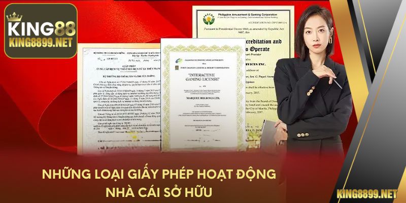Những loại giấy phép hoạt động nhà cái sở hữu